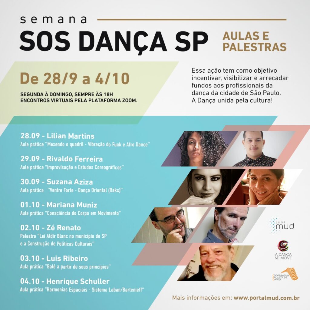 SEMANA SOS DANÇA SP – 28/9 ao 4/10