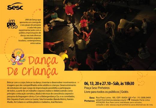 E-flyer Jam de Dança
