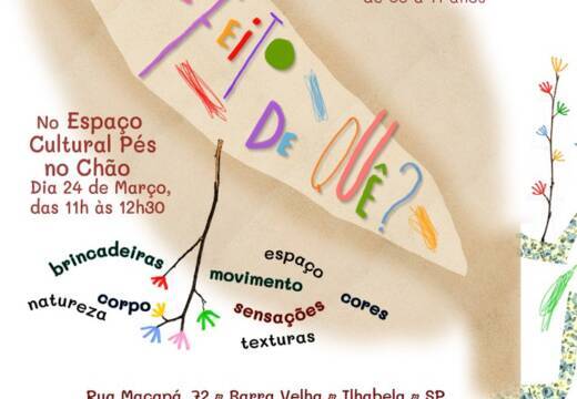 E-flyer Oficina Dos Pés a Cabeça