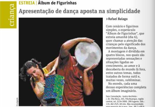 Apresentação de dança aposta na simplicidade