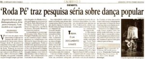 Rodapé’ traz pesquisa séria sobre dança popular
