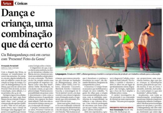 Dança e criança, uma combinação que dá certo