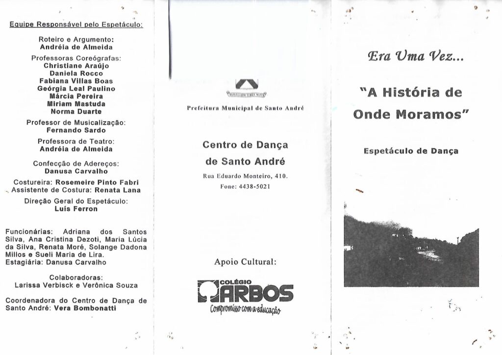 Programa A história de onde moramos