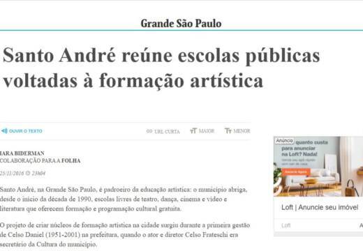 Santo André reúne escolas públicas voltadas à formação artística