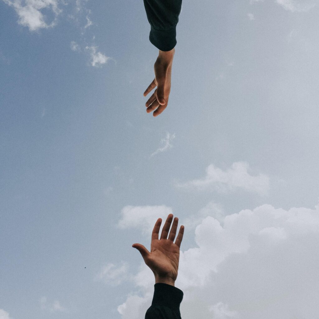 Agradecimento, aproximação, reverência