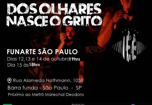 E-flyer Dos olhares nasce o grito 6