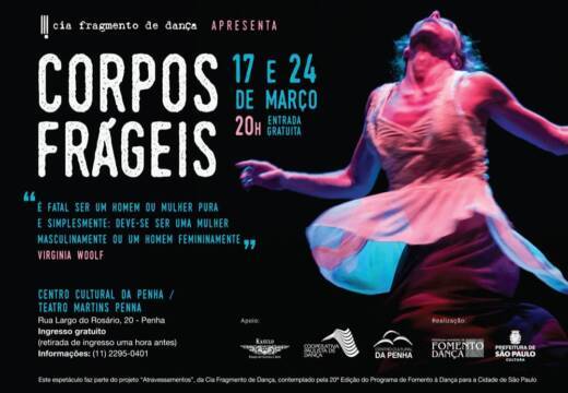 E-flyer Corpos Frágeis