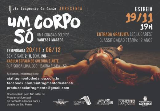 E-flyer Um corpo só