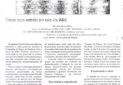 Nasce uma estrela no céu do ABC