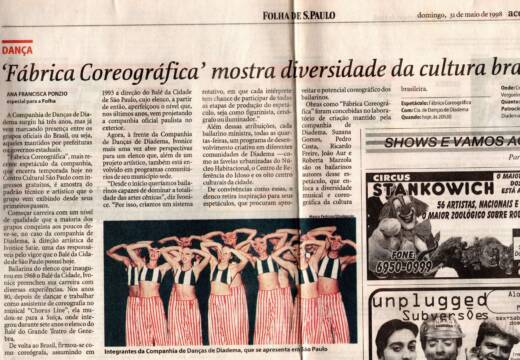“Fábrica de Coreográfica” mostra diversidade da cultura brasileira