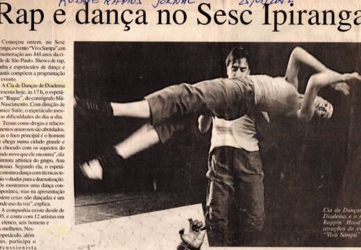 Rap e dança no SESC Ipiranga