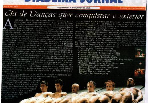 Cia de Danças quer conquistar o exterior