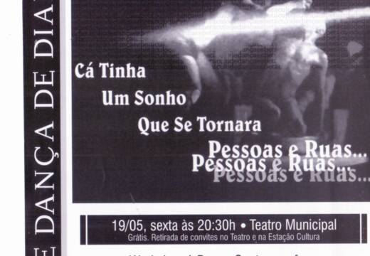 Cá tinha um sonho que se tornara pessoas e ruas…