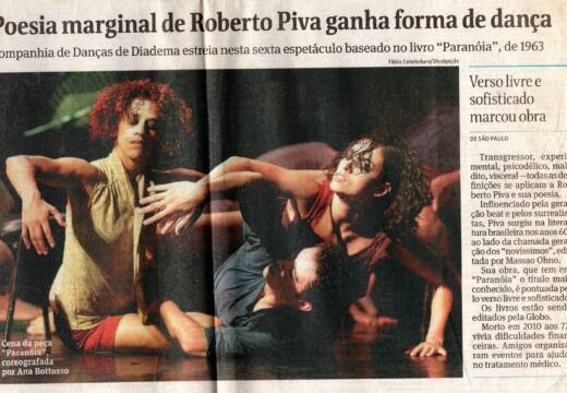 Poesia marginal de Roberto Piva ganha forma de dança