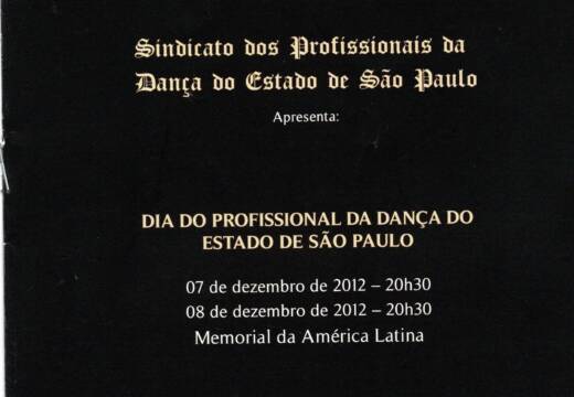 Dia do Profissional da Dança do Estado de São Paulo