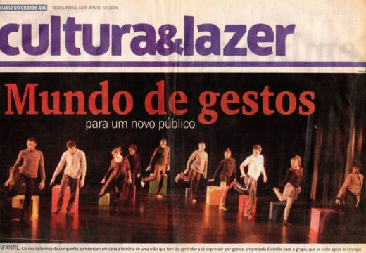 Mundo de gestos para um novo público