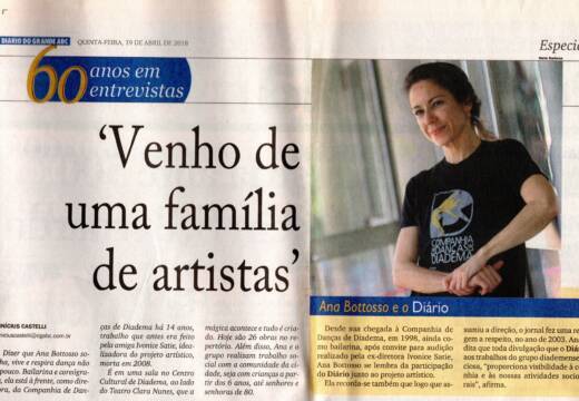 “Venho de uma família de artistas”