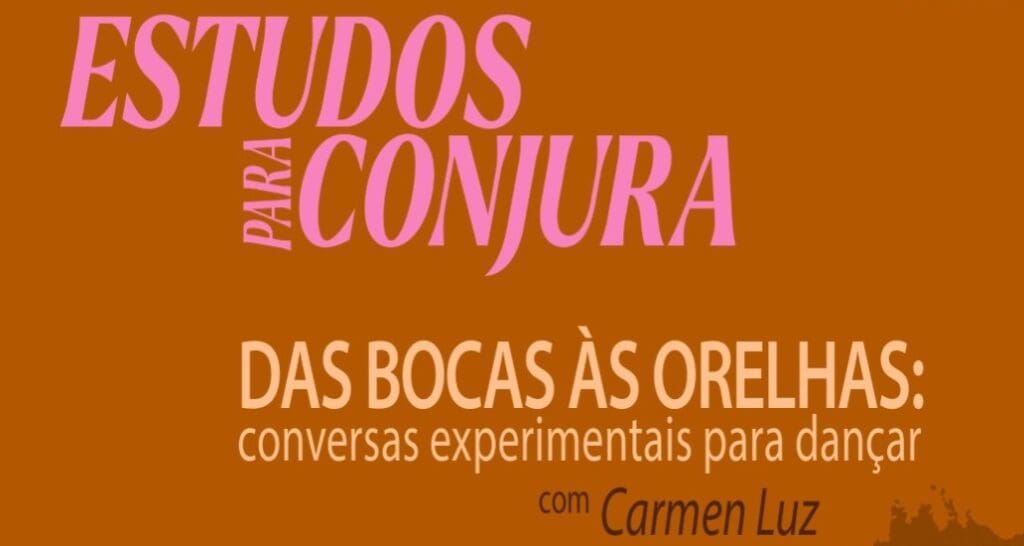 Live de Abertura Estudos Para Conjura com Carmen Luz