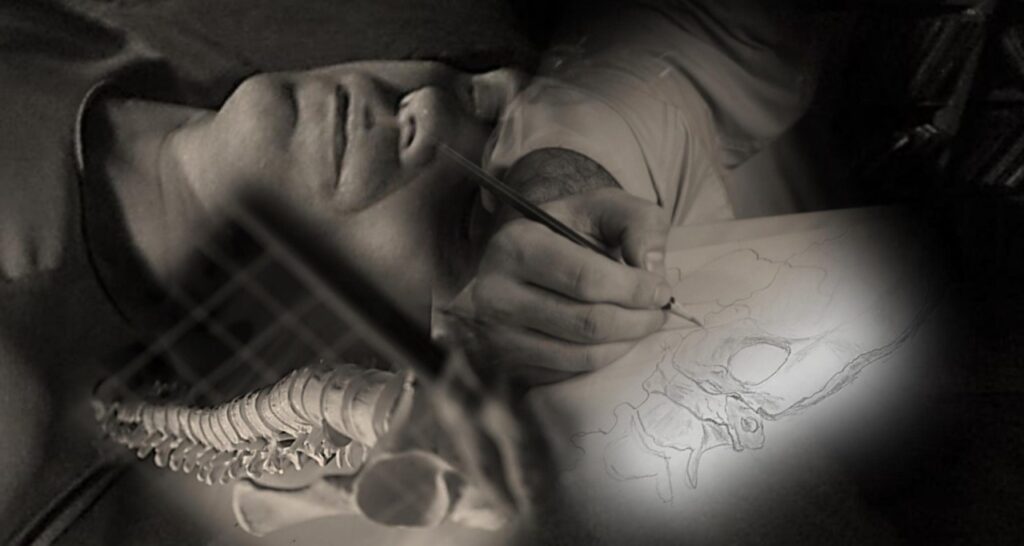 À caça de si: entre os fluidos e a gravidade