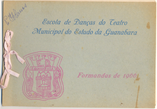 Escola de Danças do Teatro Municipal do Estado de Guanabara – Formandos de 1966