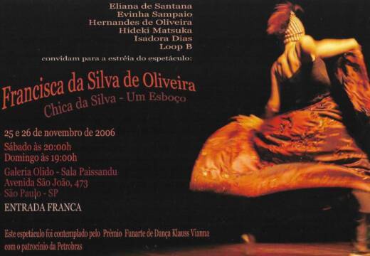 Francisca da Silva de Oliveira – Chica da Silva – Um Esboço