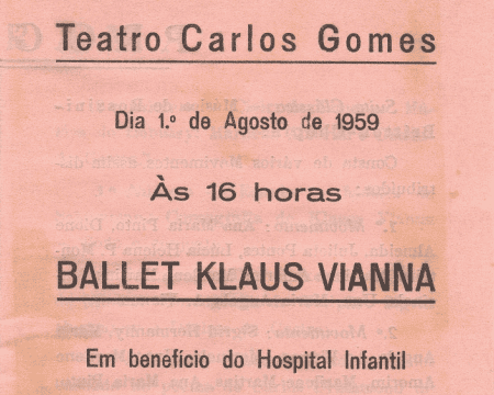 Ballet Klauss Vianna em Benefício do Hospital Infantil