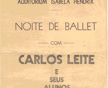 Noite de Ballet com Carlos Leite e seus Alunos