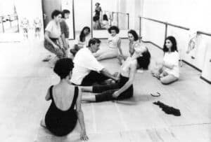 Klauss Vianna em Aula no Espaço Steps