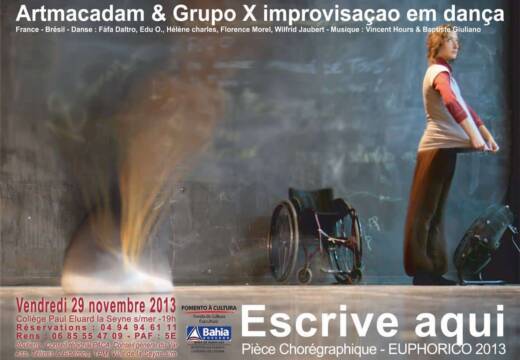 Artmacadam & Grupo X improvisação em Dança