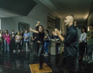 Na foto: Daniele Zill, Graziela Silveira, Juliana Prestes, Giovani Capeletti, Rafael Melo, Uyara Camargo, Pedro Souza e Leonardo Dias | Fotógrafo: Chico Lisboa
