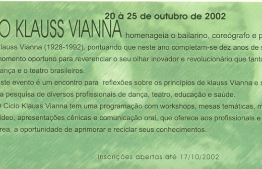 O Ciclo Klauss Vianna