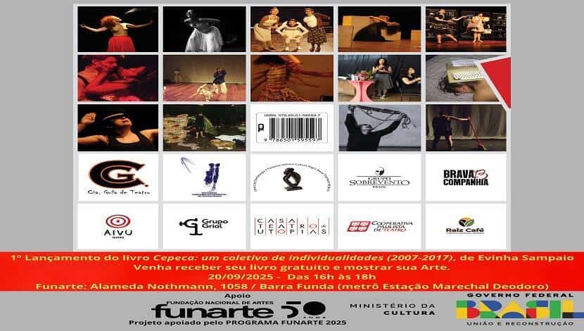 1º Lançamento do livro Cepeca: um coletivo de individualidades (2007-2017)