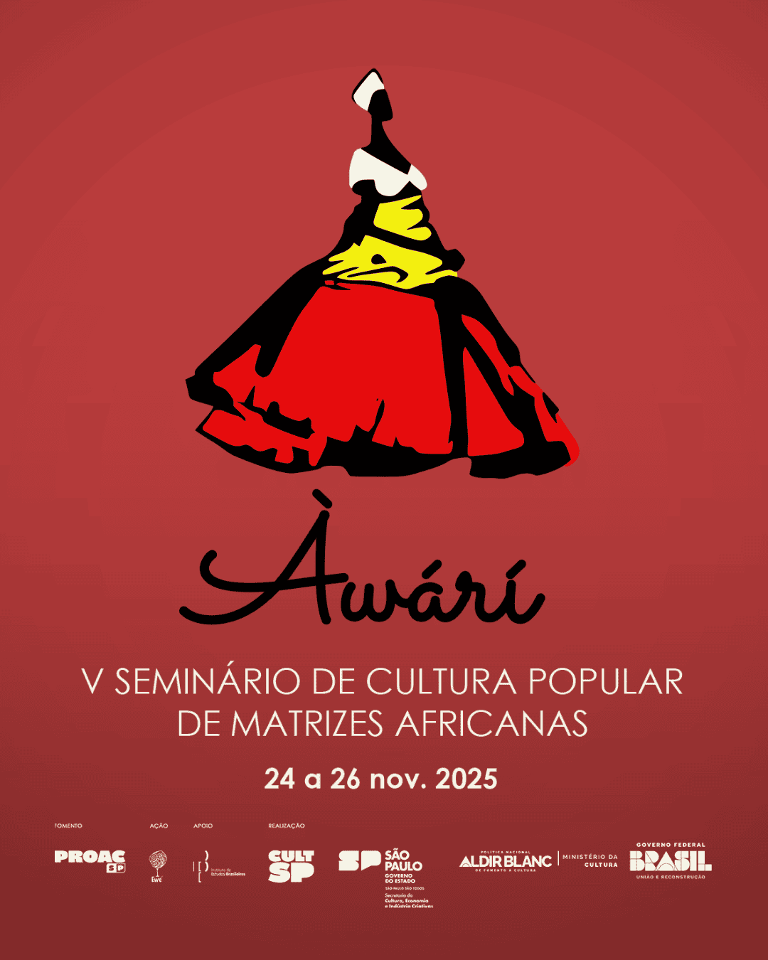 5ª edição do ÀWÁRI (Seminário de Cultura Popular de Matrizes Africanas) acontece essa semana na USP 5ª edição do ÀWÁRI (Seminário de Cultura Popular de Matrizes Africanas) acontece essa semana na USP