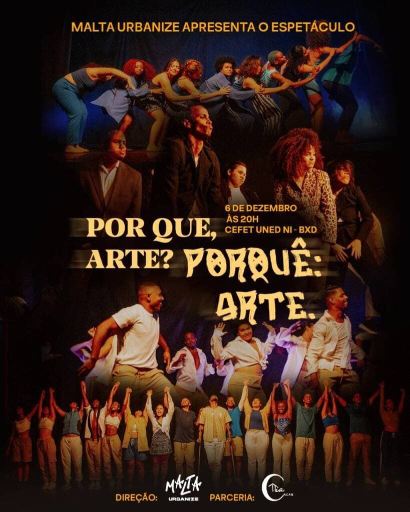 Por que, arte? Porquê: arte!