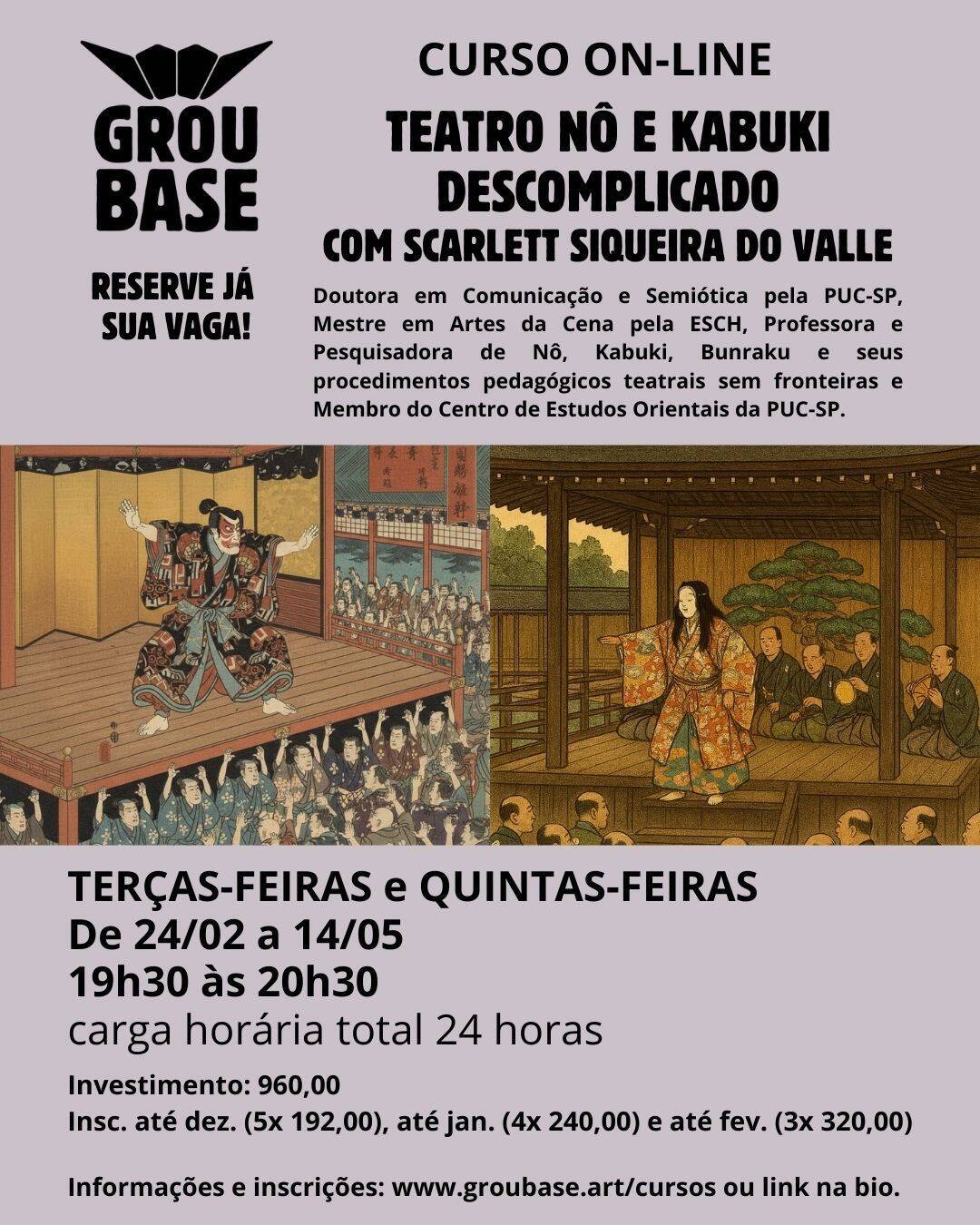 Teatros Nô, Kabuki Descomplicados