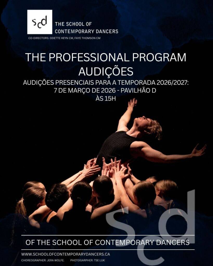 Audição para o Programa Profissional da School of Contemporary Dancers