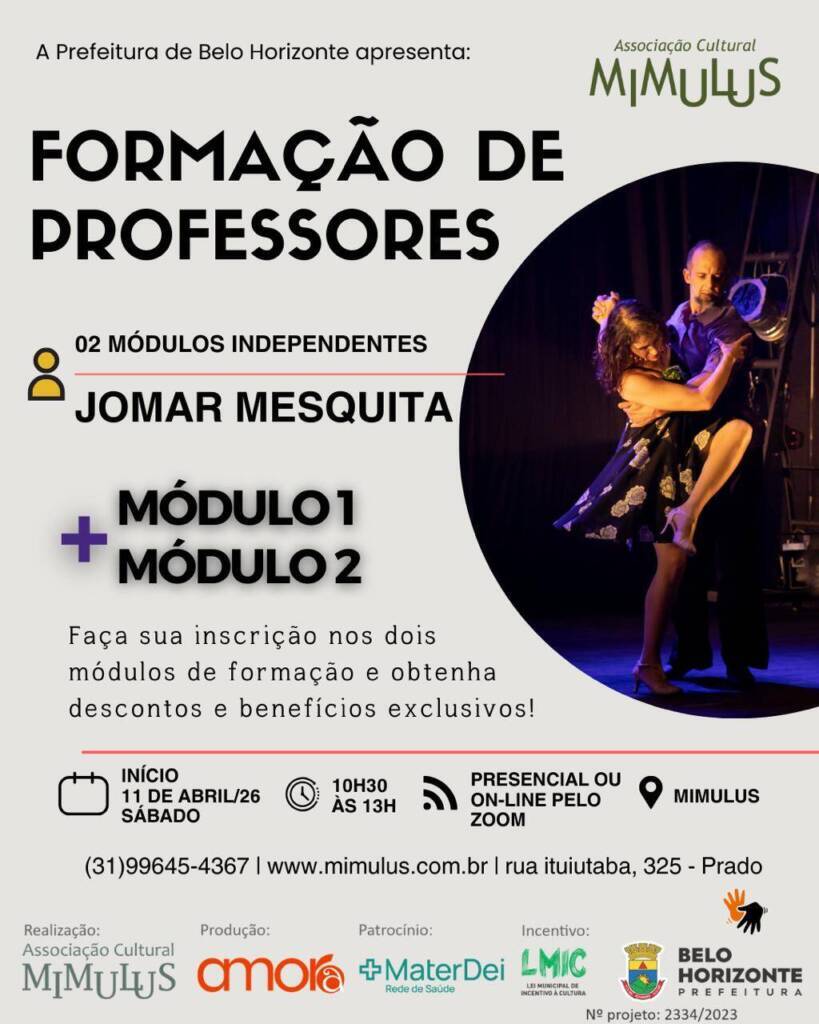 Curso de Formação de Professores de Dança – Mimulus