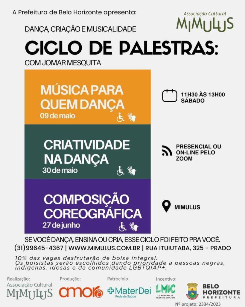 Ciclo de Palestras Mimulus