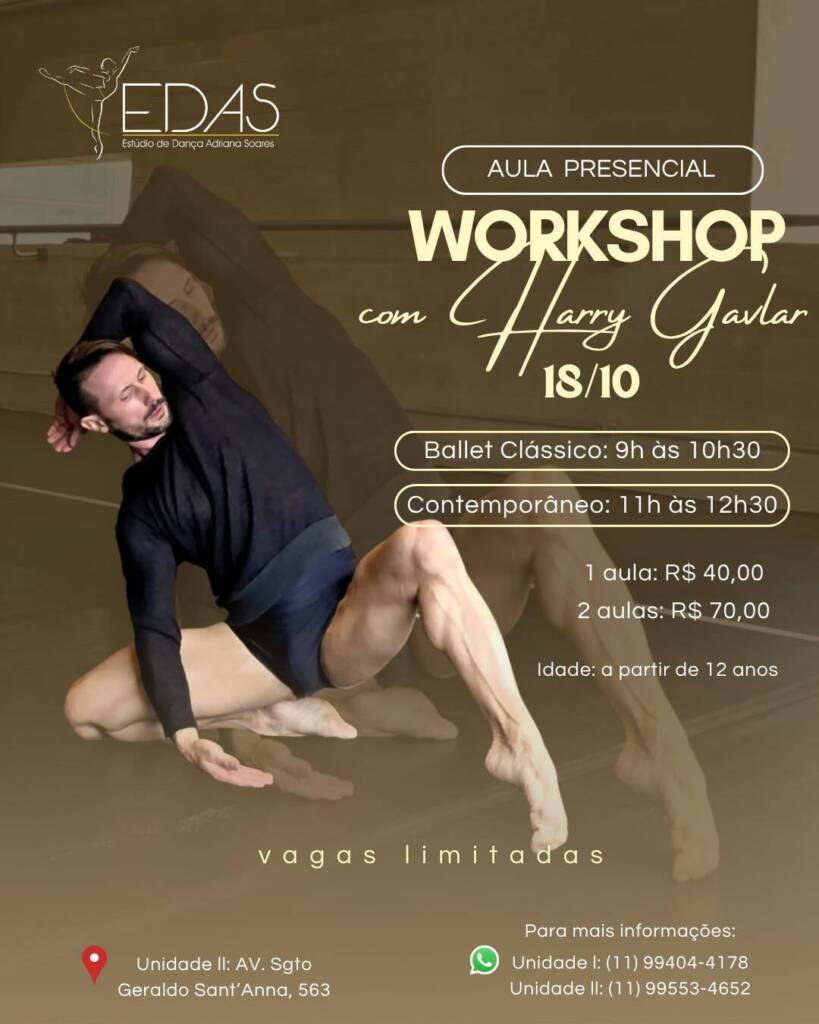 Workshop Especial com Harry Gavlar