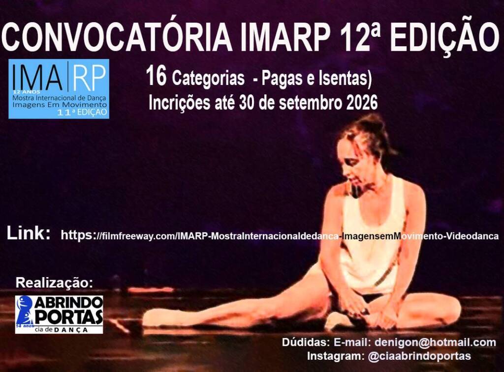 IMARP 12 ANOS – CONVOCATÓRIA