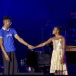 Ingrid Silva dança com Jon Batiste no Rock in Rio ao som de “Butterfly”
