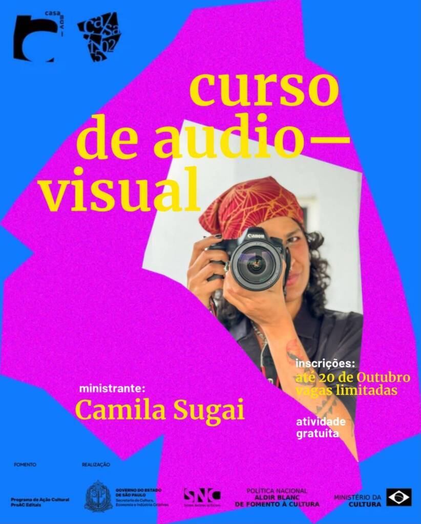 Curso de Capacitação CASA 1502 | Curso de Audiovisual